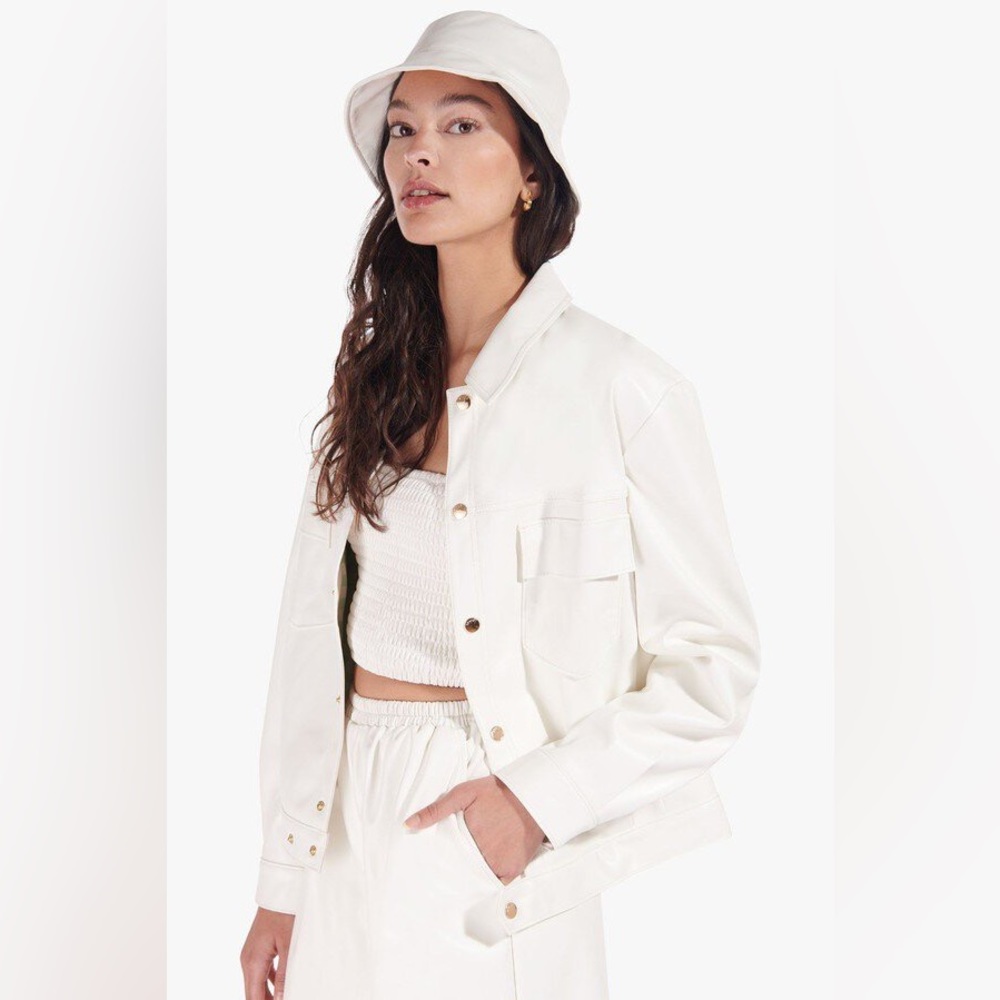STAUD Ryan Vegan Leather Jacket